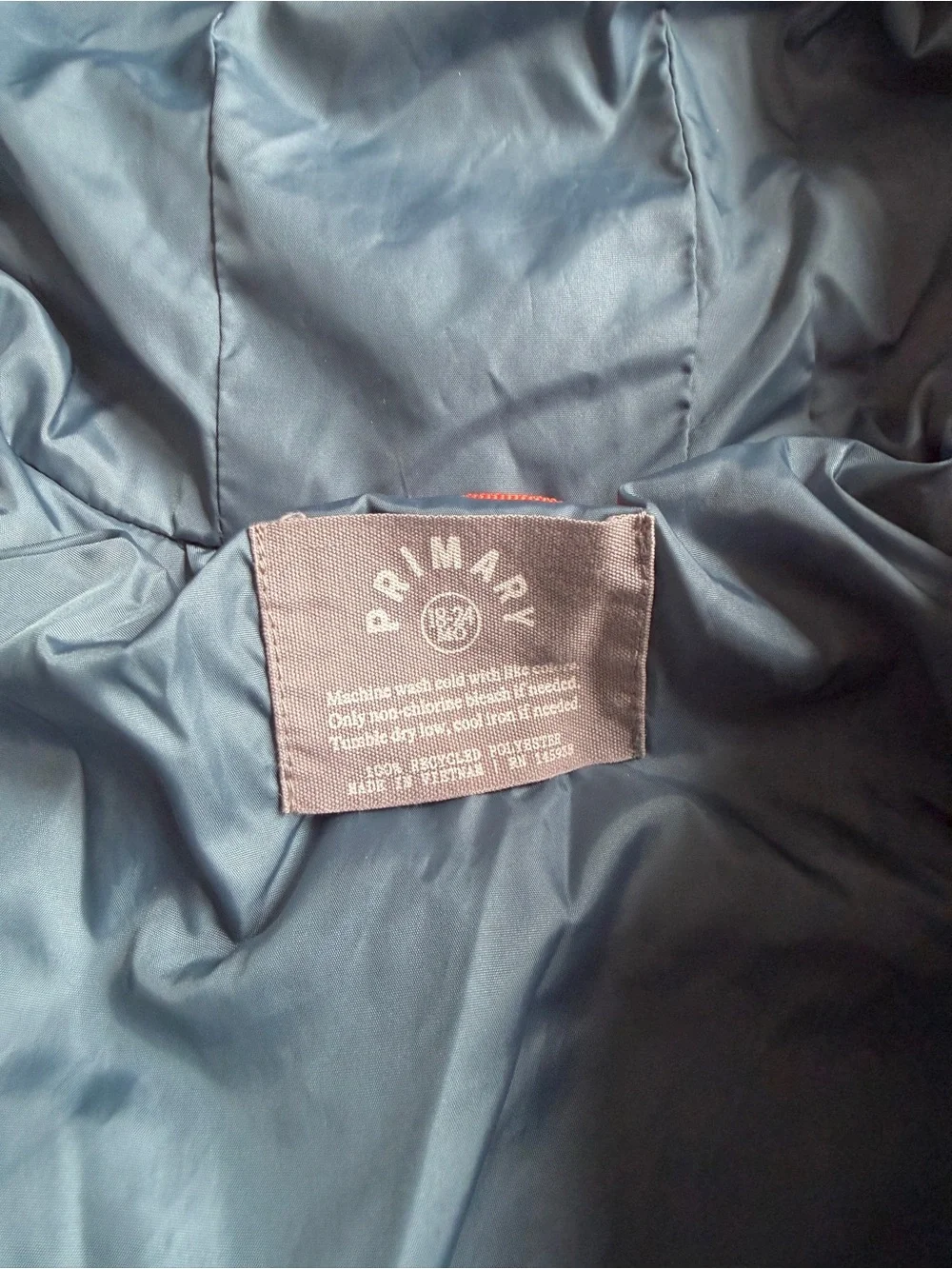 Primary lightweight puffer suit - 18-24 months
